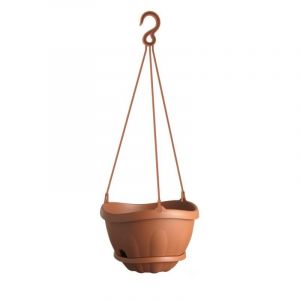 Bama Pot de fleurs à suspendre - GONDOLA - D 28 cm - Terracotta