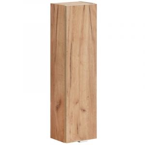 Meublorama - Meuble de rangement nalya 75 cm – Chêne clair – Module suspendu compact et pratique