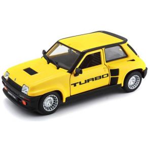 Bburago Voiture Renault R5 Turbo 1 1/24ème - Jaune
