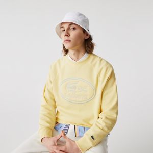 Lacoste Bob en piqué de coton biologique uni Taille S Blanc