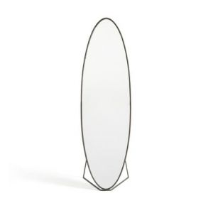 Miroir psyché ovale métal H169.5cm Koban