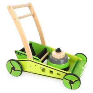 Legler 11292 Tondeuse &agrave; Gazon en Bois certifi&eacute; FSC 100 % Jeu de r&ocirc;le Actif Jouets Multicolore