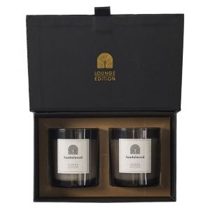 Altobuy - Coffret 2 Bougies Parfum&eacute;es Senteur Bois de Santal
