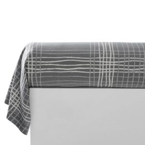 Taie de traversin coton NOA - gris