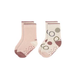Lässig Cozy Wear Chaussettes antidérapantes, Rose, M Unisex