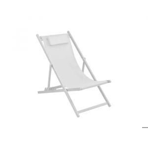 Peragashop - chaise chilienne blanche 6 positions