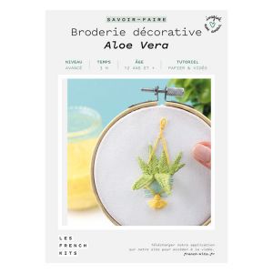 Kit savoir-faire Broderie décorative chaîne de cœurs