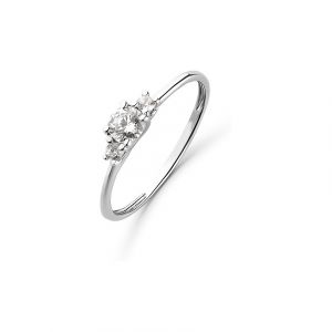 FAVS Bague pour femme 89162815 375 Or blanc