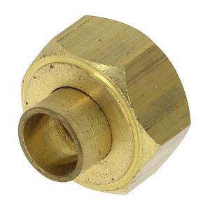 Anquier Raccord cuivre droit 2 pieces femelle écrou libre O10-1/2