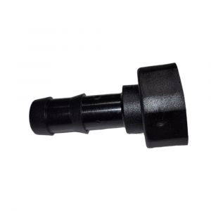 Jardiboutique Raccord Départ cannelé 16 mm - Ecrou tournant 3/4 pouce couleur noir