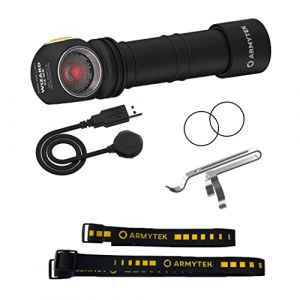 Armytek Wizard C2 wr Magnet White & Red led Lampe frontale avec support magnétique à batterie 1100 lm 3 h 65 g W691142