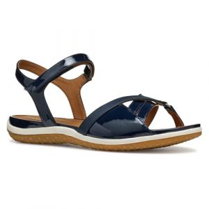Geox Femme D Sandal Vega B Plate, Navy, 36 EU