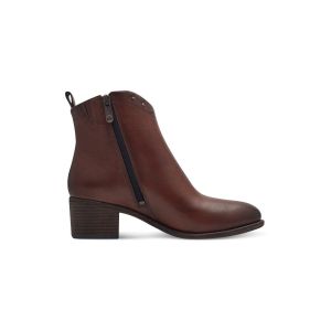 Marco Tozzi Bottines zippées pour Femme 2-25381-43 Botte Tendance, Cognac, 37 EU
