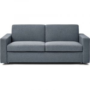 Habitat et Jardin Canapé convertible express en tissu 'Diana' - Couchage 140 cm - 3 places - Gris