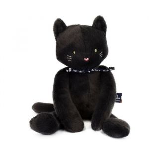 Peluche Chat noir M&eacute;lo&eacute; 37cm