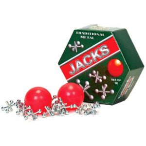 Image de Tobar Jeu de Jacks traditionnels en métal de 16