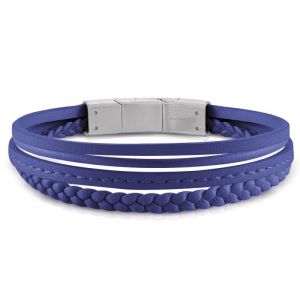 Guess Bracelet Homme JUMB01345JWSTJB Malibu Acier Argent