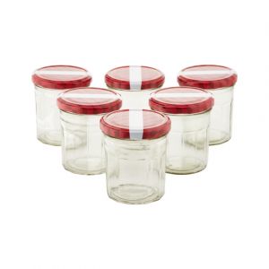 Lot de 6 Pots de Confiture "Vintage" 280ml Transparent Prix
