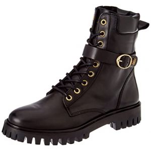 Image de Tommy Hilfiger Boots Buckle Lace Up Boot Noir - Taille 36,37,38,39,40