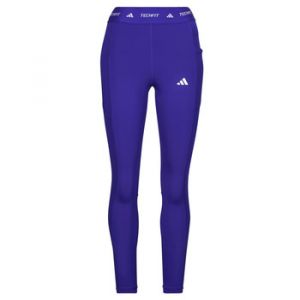 Adidas Femme TECHFIT Stash Pocket Full Length Leggings, Semi Lucid Blue, L