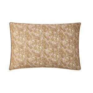 Essix Taie d'oreiller en satin de coton vert 50 x 75 cm