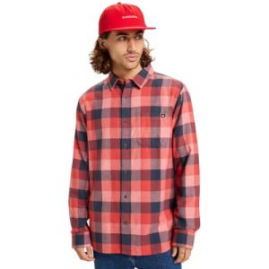 Quiksilver Pull Motherfly Plaid LS Shirt Homme Rose L