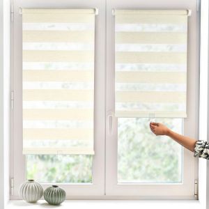 Store jour/nuit automatique - beige