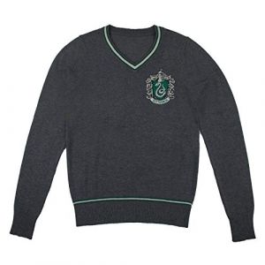 Image de Cinereplicas Pull Harry Potter Poudlard - col V Gris,Serpentard,S