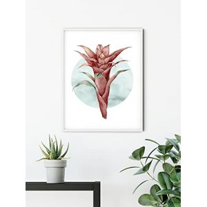 Komar Affiche d'art - Funky Flower - Taille: 30 x 40 cm - coloré