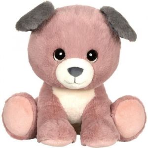 Gipsy Toys - Peluche Chien Puppy Eyes Pets - 40 CM - Rose Poudre ET Gris