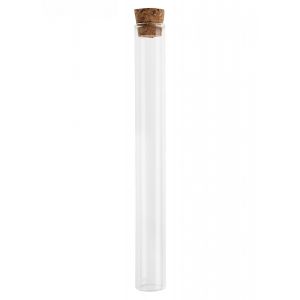 Santex Tube éprouvette en verre 20 cm - Couleur Blanc - Taille Taille Unique