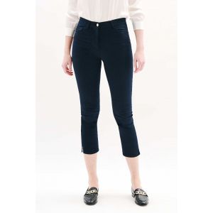 Caroll PK012-MASONB Pantalon, Bleu Marine, 48 Femme