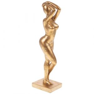 Amadeus Statue femme Namib - Or - R&eacute;sine