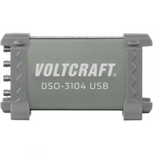 Voltcraft Oscilloscope USB DSO-3104 100 MHz 250 Méch/s 16 kpts 8 bits 4 canaux