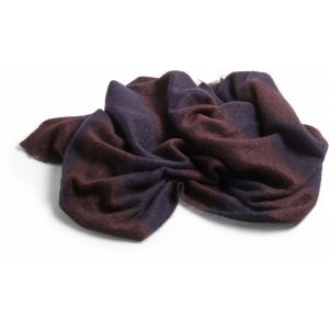 Image de Hay Plaid Mohair /120 x 180 cm bleu foncé,bordeaux en tissu