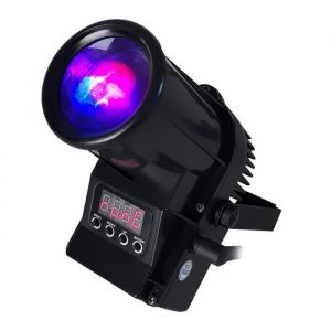 Ibiza Light Projecteur 10W à LED RVBB à 6 canaux DMX LEDSPOT10W