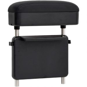 VidaXL Accoudoir de voiture universel noir 23x8x(30-38) cm ABS