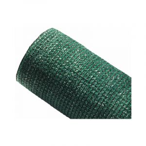 Brise-vue 80% - Vert/Noir - 95gr/m² - Sans Boutonnières Vert/Noir 1.5m x 5m - Vert/Noir