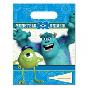 6 pochettes cadeaux Monsters University