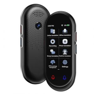 Traducteur Vocal Z8 Traducteur en Temps R&eacute;el 138 Langues WiFi Hors Ligne Noir