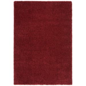 Tapis de salon interieur en bourdeaux, 160 x 229 cm
