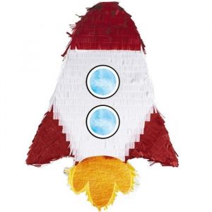 Ptit Clown 1 Pi&ntilde;ata Fus&eacute;e pour f&ecirc;te anniversaire enfant Astronaute 39 x 44cm REF/22908