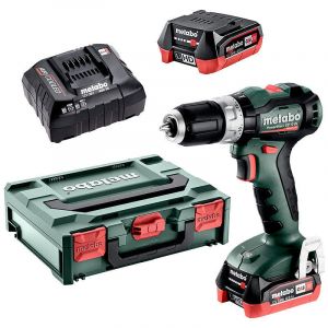 Metabo Perceuse &agrave; percussion - powermaxx bs12 bl -12V 2X4AH LI-POWER - CHARGEUR ASC 50 X 118 - 601046800