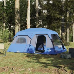 VidaXL Tente de camping 9 personnes vert 441x288x217 cm