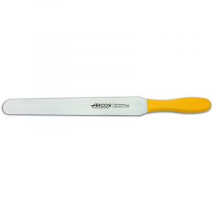 Arcos Séries 2900 - Spatule da Cuisine - Lame Acier Inoxydable Nitrum 300 mm - Manche Polypropylène Couleur Jaune