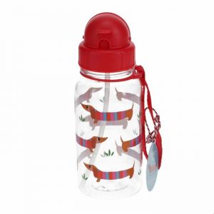 Gourde avec paille enfant Rex London Chien Saucisse