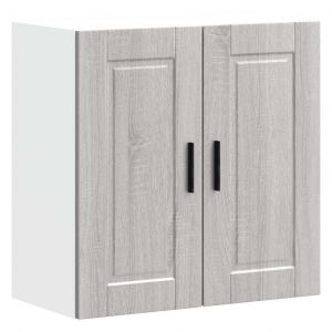 VidaXL Armoire Murale De Cuisine Porto Sonoma Gris Bois D'ingénierie