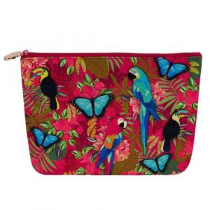 Kontiki Pochette à maquillage Amazon Love Rouge - En Polyester - Doublé - 23 x 15.5 cm