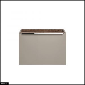 Meuble sous vasque - 60 cm - 2 tiroirs - BOLD TAUPE