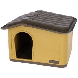 Kerbl Maison Pet Paola Eco L 60 x B 51 x H 41 cm miel / noir pour chat